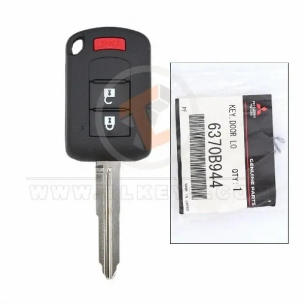 Genuine Mitsubishi Outlander Sport Remote Key 2010 2019 P/N: 6370B944 Transponder Chip ID 46