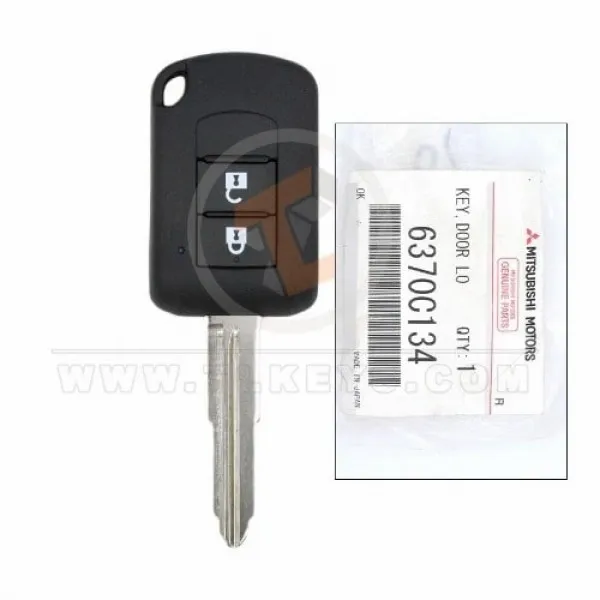 Genuine Mitsubishi Eclipse Head Key Remote 2014 2019 P/N: 6370C134 Transponder Chip ID 47