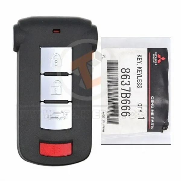 Genuine Mitsubishi Outlander PHEV Smart Proximity 2018 2021 P/N: 8637B666 Panic Button Yes Genuine Mitsubishi Outlander PHEV Smart Proximity 2018 2021 P/N: 8637B666 Panic Button Yes