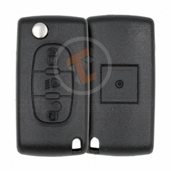 Peugeot 407 Flip Key Remote 2006 2011 433MHz 3 Buttons Transponder Chip PCF7961 Peugeot 407 Flip Key Remote 2006 2011 433MHz 3 Buttons Transponder Chip PCF7961