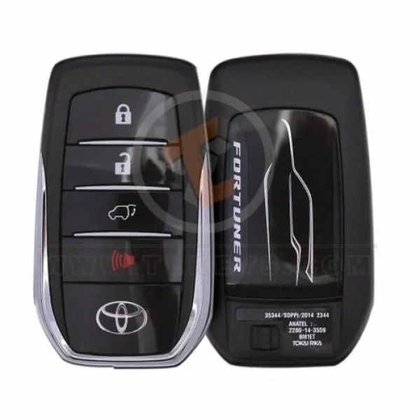 Véritable Toyota Fortuner Smart Proximity 2016 2018 P/N : 89904 0K130 Boutons 4 Véritable Toyota Fortuner Smart Proximity 2016 2018 P/N : 89904 0K130 Boutons 4