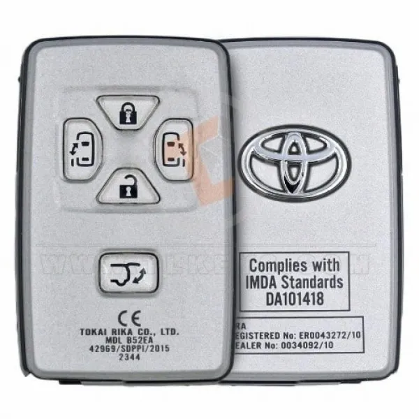 Genuine Toyota Previa ALPHARD Smart Proximity 2007 2014 P/N: 89904 28126 Panic Button No