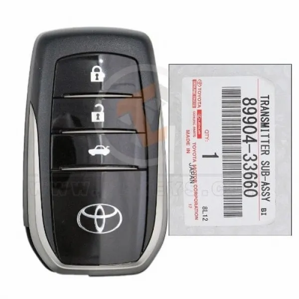 Genuine Toyota Camry Smart Proximity 2014 2018 P/N: 89904 33660 Transponder Chip ID 8A