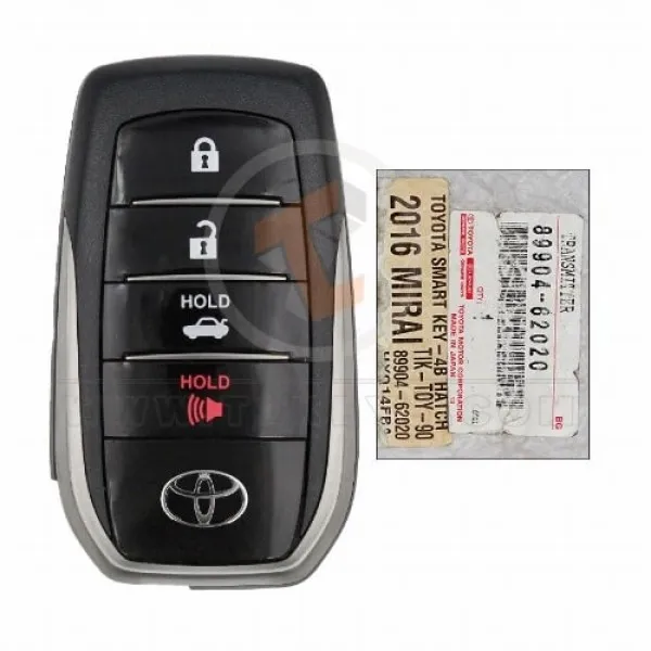 Toyota Mirai Smart Proximity original 2016 2020 P/N: 89904 62020 Botones 4