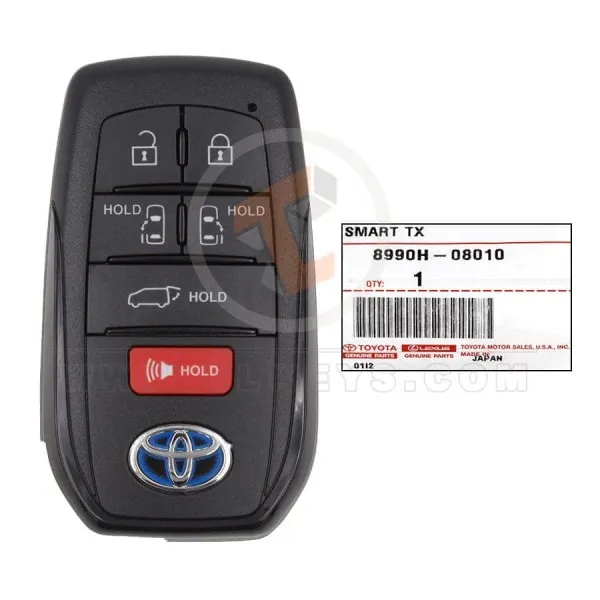 Véritable Toyota Sienna Smart Proximity 2021 2022 P/N : 8990H 08010 Bouton panique Oui