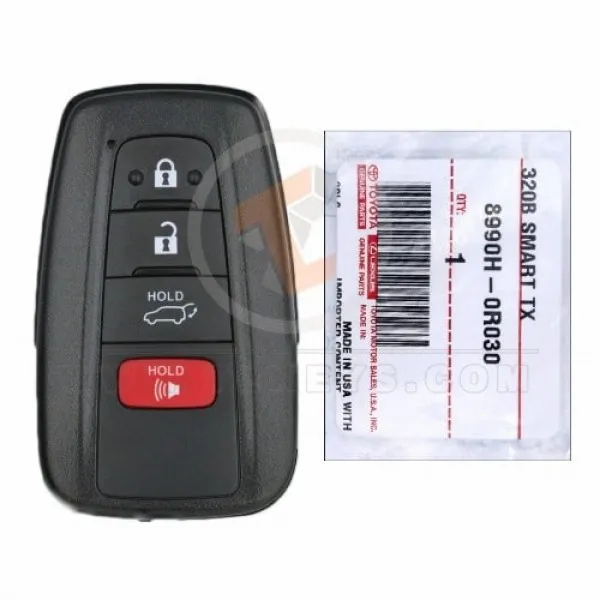 Véritable Toyota RAV4 Smart Proximity 2019 2021 P/N : 8990H 0R030 Puce de transpondeur 315 MHz ID 8A