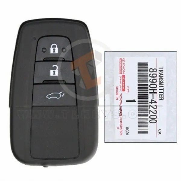 Original Toyota RAV4 Smart Proximity 2019 2021 P/N: 8990H 42200 433 MHz Frequenz 433 MHz
