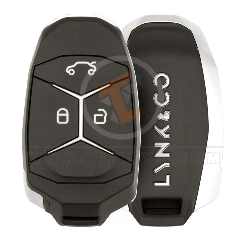 Original lynk co smart key 3 buttons 433mhz fsk