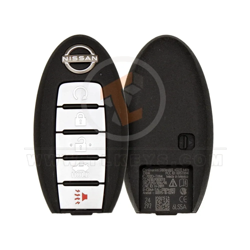 Original nissan altima smart key 285e3 6ls5a 5 button 433mhz