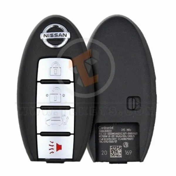 Nissan Murano Smart Proximity original 2009 2014 P/N: 285E3 1AA7B Botón de pánico Sí Nissan Murano Smart Proximity original 2009 2014 P/N: 285E3 1AA7B Botón de pánico Sí