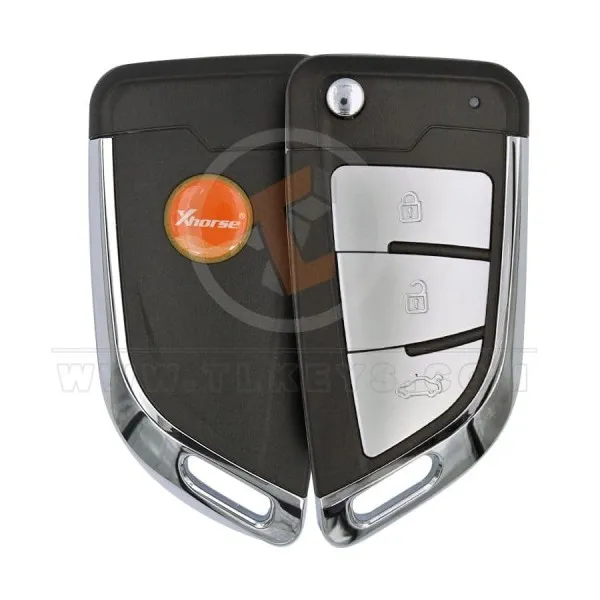 Xhorse XEKF21EN Télécommande à clé rabattable 3 boutons Xhorse