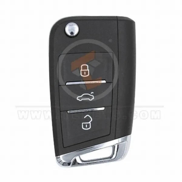 Xhorse XEMQB1EN Flip Remote 3 buttons MQB Type Transponder Chip ID 47 Xhorse XEMQB1EN Flip Remote 3 buttons MQB Type Transponder Chip ID 47