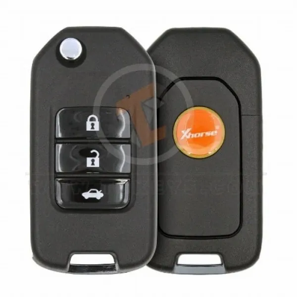 Xhorse XNHO00EN Universal Wireless Flip Key Remote 3 Buttons Xhorse Remote Type Wireless Remote
