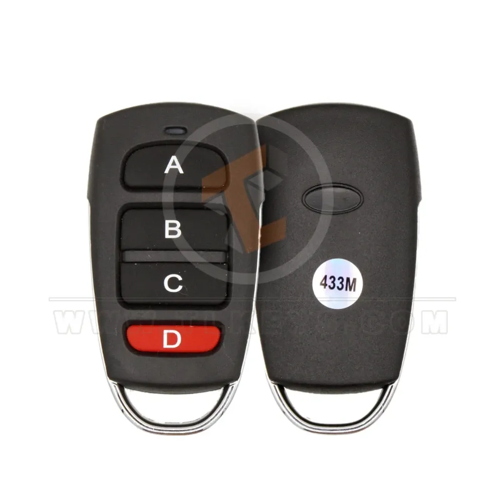 Abcd universal garage remote 4 buttons 433mhz aftermarket Abcd universal garage remote 4 buttons 433mhz aftermarket