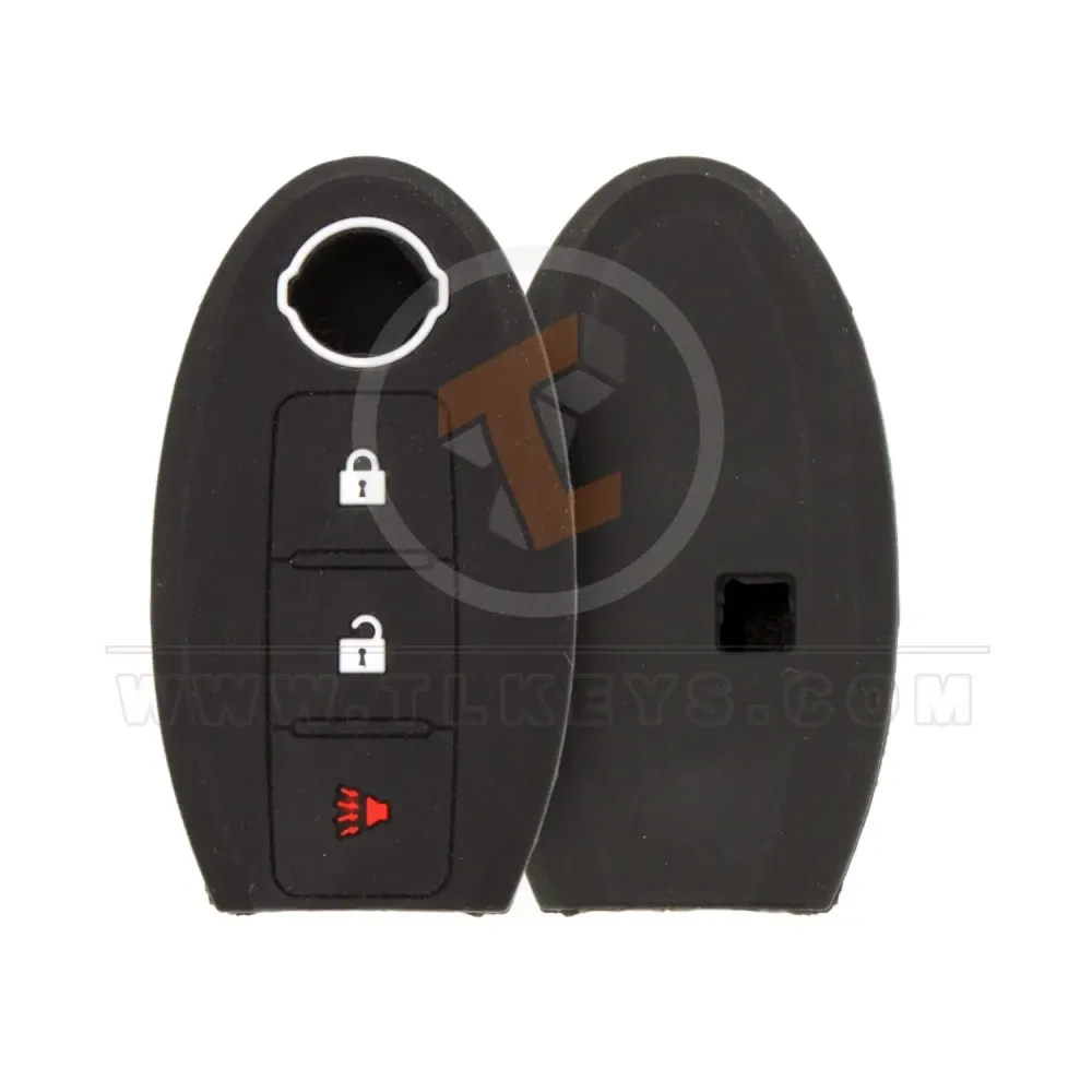 Nissan smart remote key silicon cover 3 buttons black