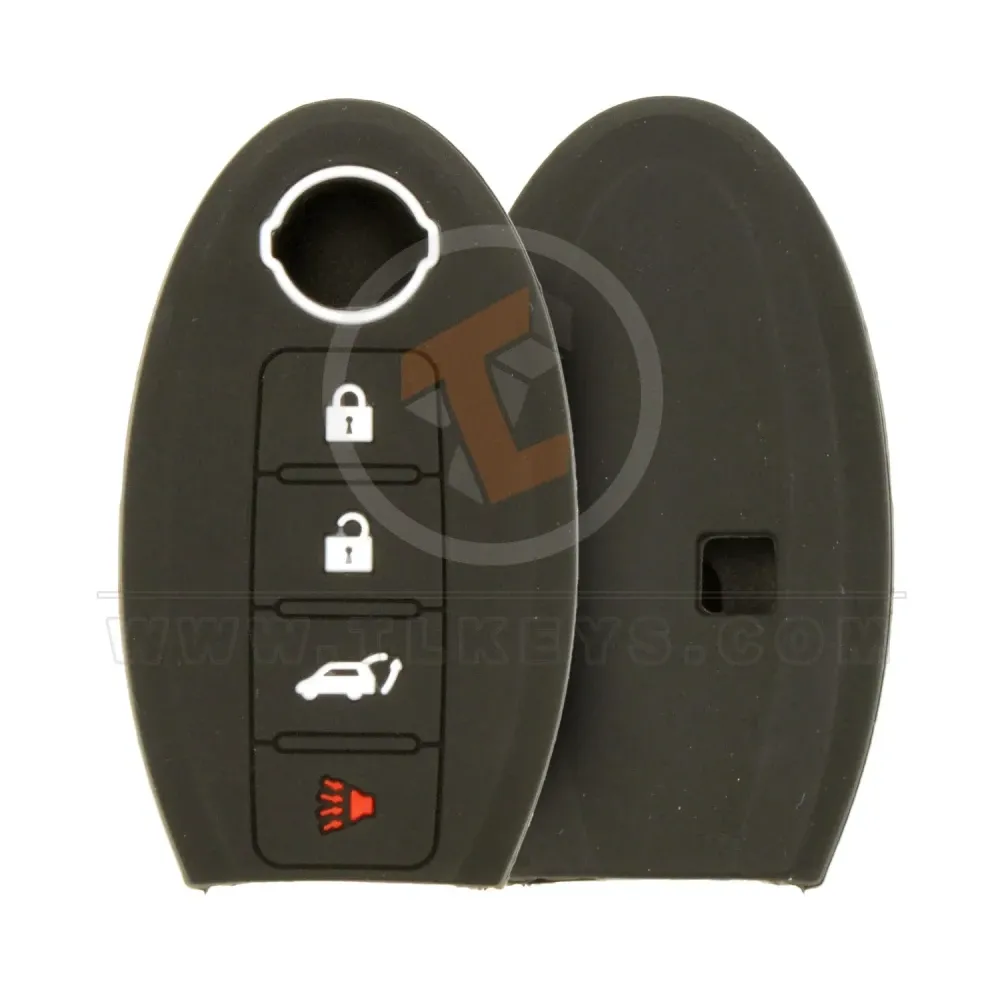 Nissan smart remote key 4 buttons suv silicone case