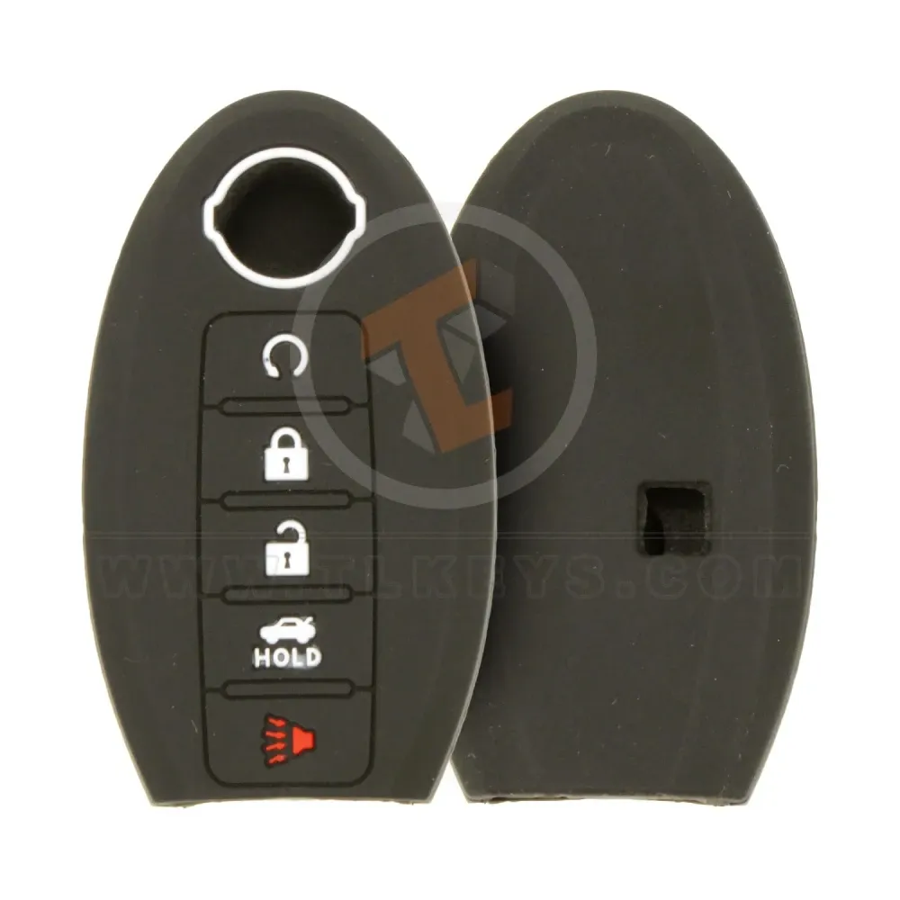 Nissan smart remote key 5 buttons suv silicone case