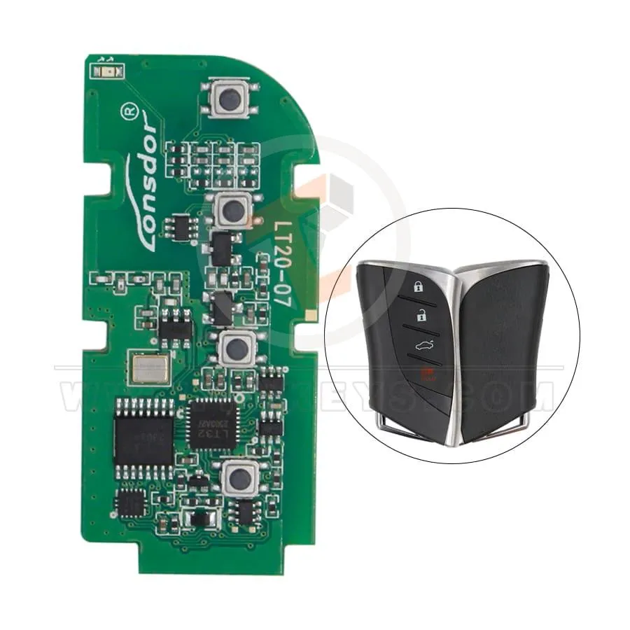 Lonsdor LT20 07NJ Universal Smart Remote PCB 8A fo Frequency 314