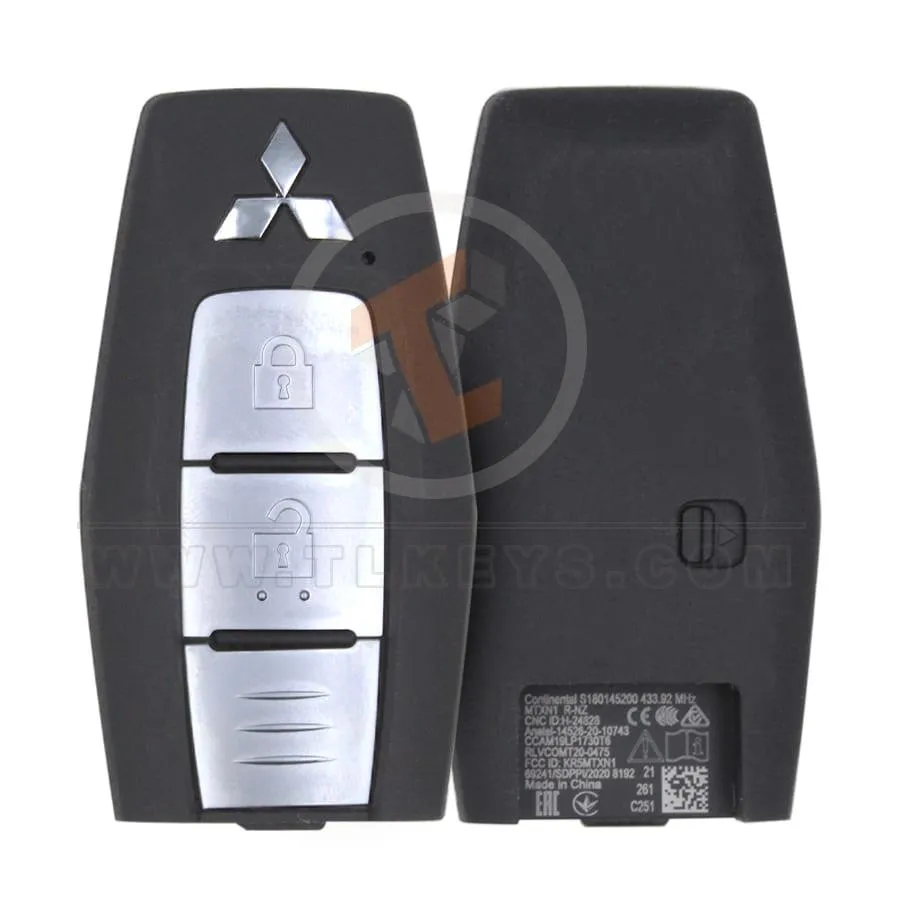 Original Mitsubishi 2022 Smart Key Shell 2B Buttons 2