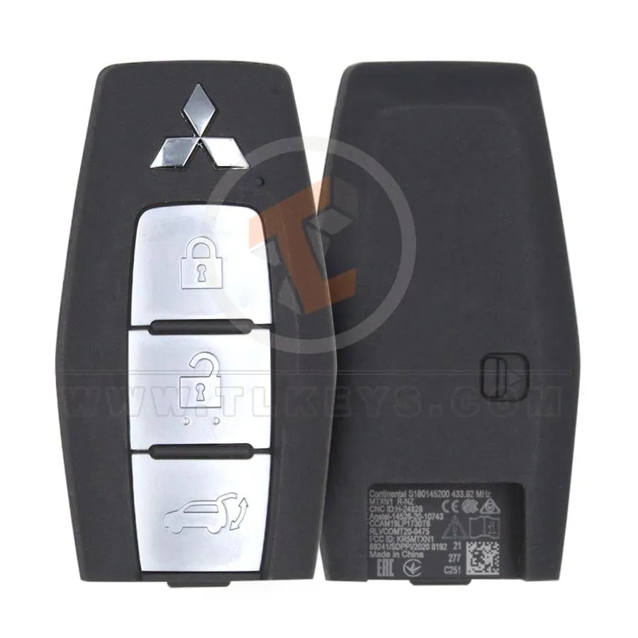 Original Mitsubishi 2022 Smart Key Shell 3B Buttons 3