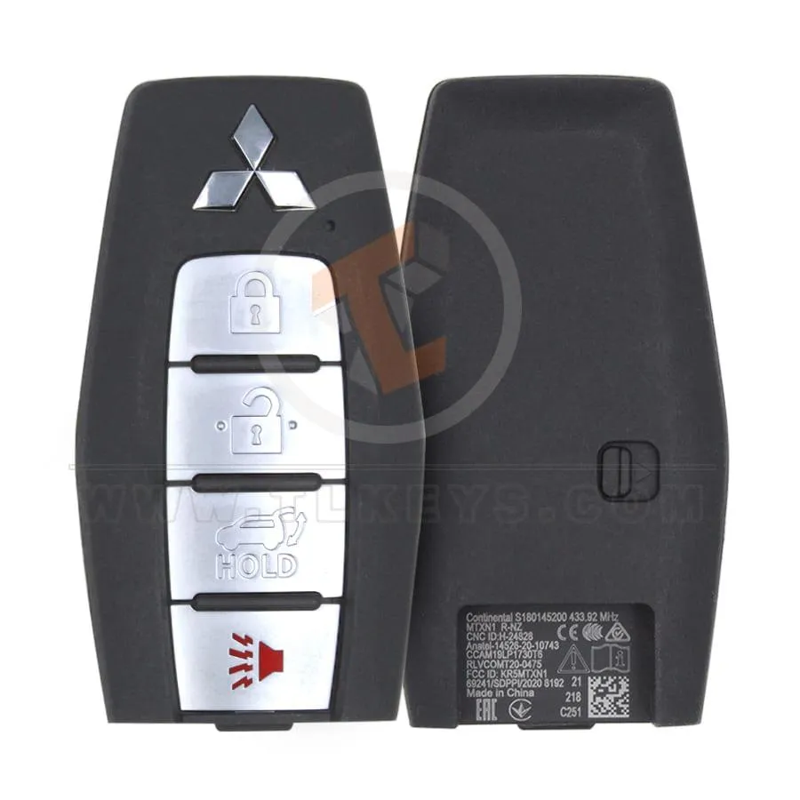 Original Mitsubishi 2022 Smart Key Shell 4B Remote Shell Type Smart Proximity Shell