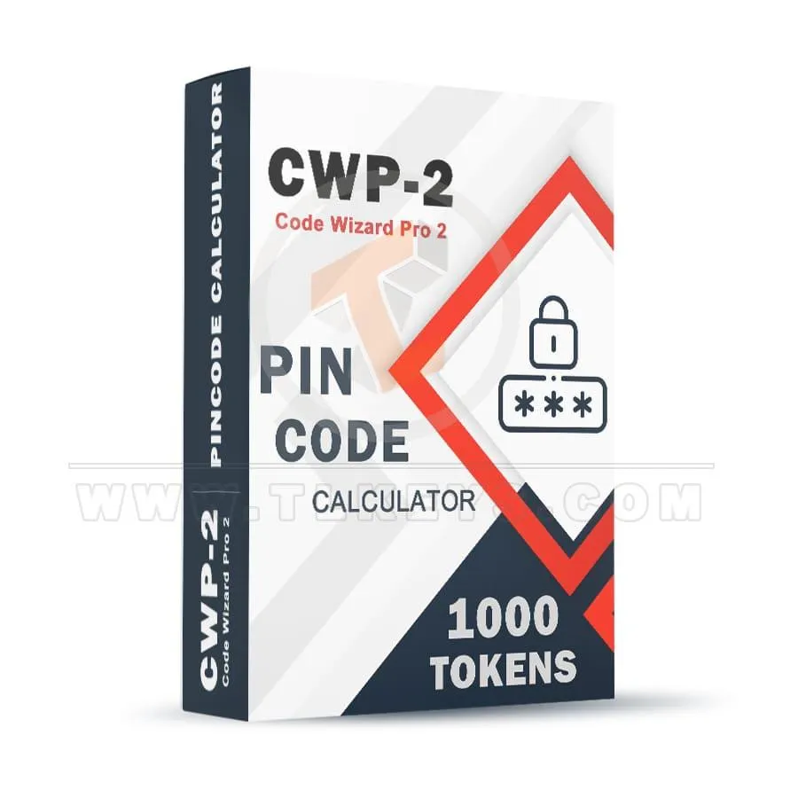 CWP2 CWP 2 Code Wizard Pro 2 Pincode Calculator 1000 Tokens token CWP2 CWP 2 Code Wizard Pro 2 Pincode Calculator 1000 Tokens token