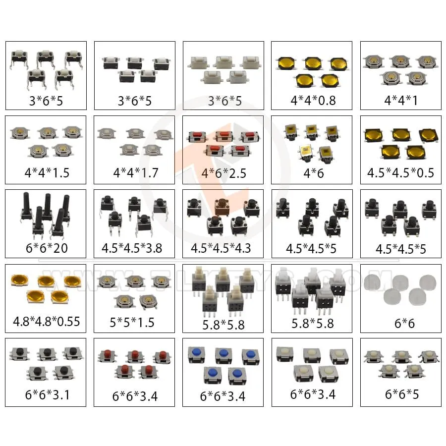 Original MicroSwitch Tactile Push Button With 25 Models (nos. 26 50) Status Genuine Original MicroSwitch Tactile Push Button With 25 Models (nos. 26 50) Status Genuine