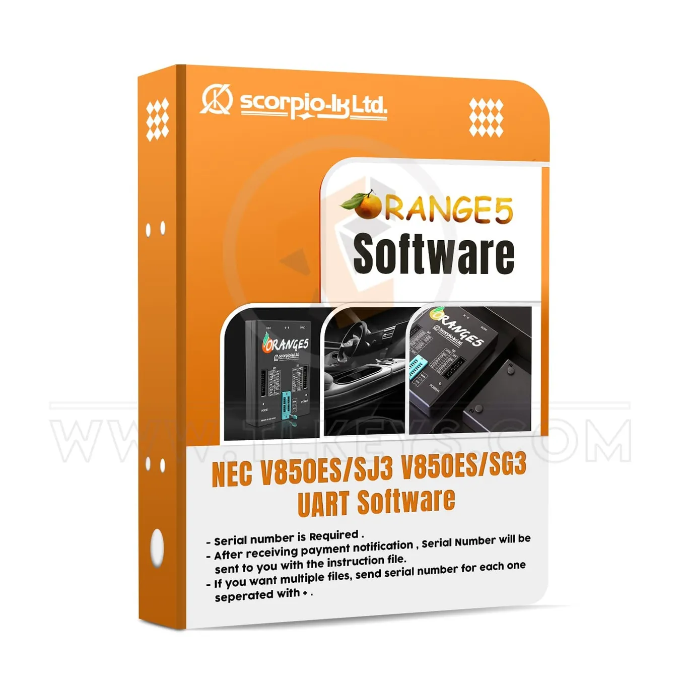 Logiciel UART Orange5 Orange NEC V850ES/SJ3 V850ES/SG3