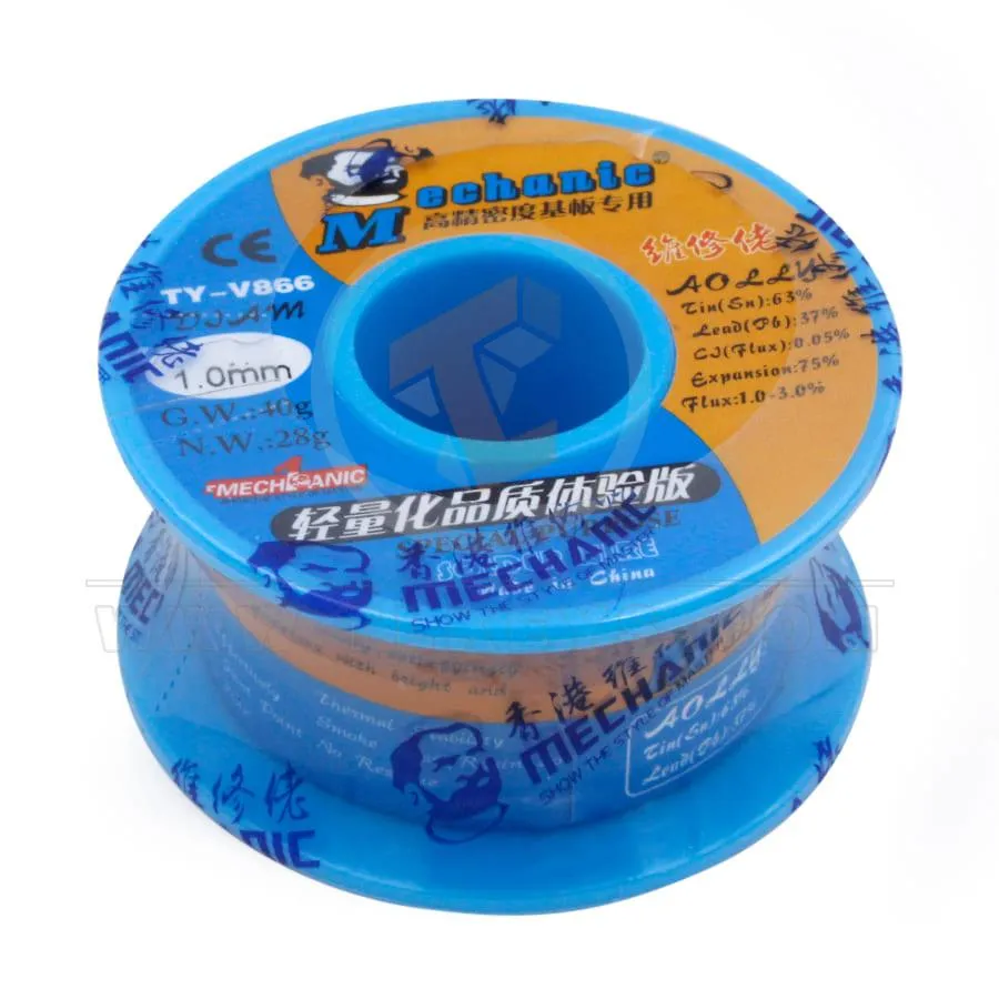 MECHANIC TY V866 Soldering Wire 1.00mm Aftermarket Brand soldering tools