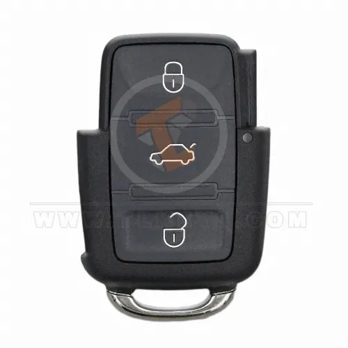 Original Remote Key Volkswagen Skoda 2002 433MHz 3 Buttons Remote Type Remote Key
