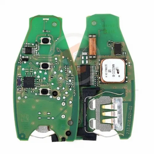 Télécommande d'origine Volkswagen Touareg 2013 2018 PCB 3 boutons 868 Mhz Hitag(VAG) PCF7945AC Type de télécommande PCB