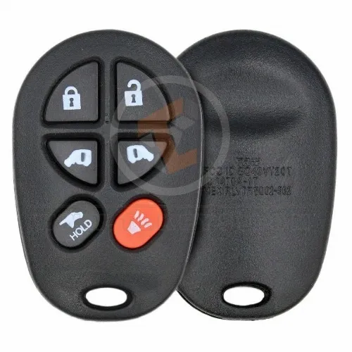 Clé à distance 2004 de Toyota Sienna 2011 315MHz 6 boutons à distance de type clé à distance