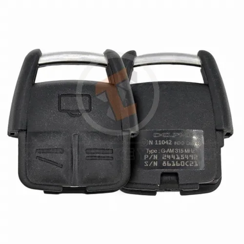 Clé à distance Opel 1998 2006 P/N : 24415492 315 MHz Clé à distance à 3 boutons Clé à distance Opel 1998 2006 P/N : 24415492 315 MHz Clé à distance à 3 boutons
