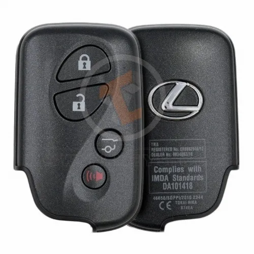 Genuine Lexus GX460 Smart Proximity 2010 2013 P/N: 89904 60620 433MHz Remote Type Smart Proximity
