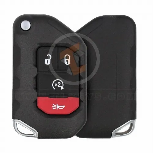 Jeep Wrangler clé à distance à distance 2018 2020 P/N : 68416784AB 433 MHz télécommande à clé à rabat