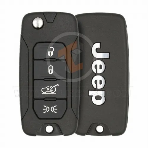 Genuine Jeep Renegade Flip Key Remote 2016 2018 433MHz 4 Buttons Remote Type Flip Key Remote