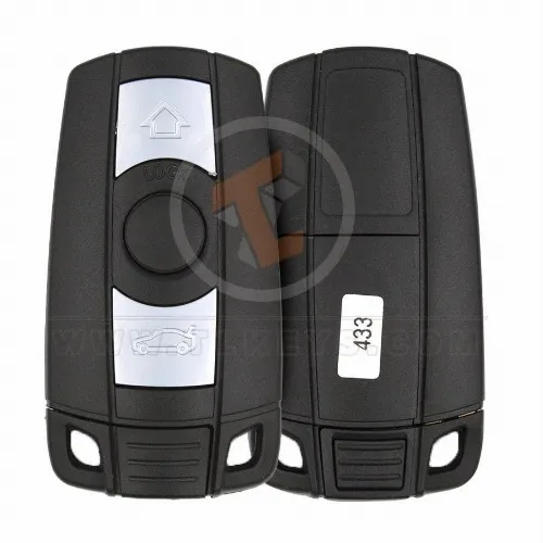 Clé à distance sans proximité BMW CAS3 3 boutons 433 MHz PCF7945 Clé à distance de type télécommande