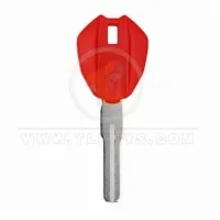 Clé vierge pour moto Ducati, couleur rouge, statut D5, marché secondaire