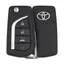 Refurbished Toyota Camry Corolla Flip Key Remote 2018 2022 P/N: 89070-06790