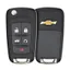 Original Chevrolet Cruze 2010 2017 Proximity Flip Key Remote P/N: 13531362