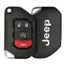 Genuine Jeep Gladiator Wrangler Flip Key Remote 2018 2020 P/N: 68416784AB