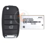 genuine kia picanto 2021 2023 flip key remote 3buttons 433mhz 35396 detail