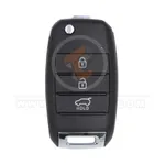 genuine kia picanto 2021 2023 flip key remote 3buttons 433mhz 35396 front