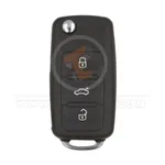 volkswagen all models 2015 2019 3 buttons 433 mhz proximity flip key remote front