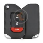 jeep wrangler 2018 2022 flip key remote shell 3buttons aftermarket 35113 main