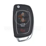 hyundai 2014 2019 flip key remote 4buttons right groove laser blade aftermarket 35299 1