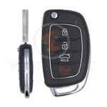 hyundai 2014 2019 flip key remote 4buttons right groove laser blade aftermarket 35299 main