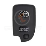 original toyota yaris vios 2015 2017 smart key remote 3buttons 433mhz 35393 back