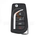 refurbish toyota camry corolla 2018 2022 flip key remote 4buttons 315mhz pn 89070 06790 35286 front