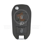 peugeot all models 2015 2022 flip key remote 3buttons 434mhz aftermarket 35382 1